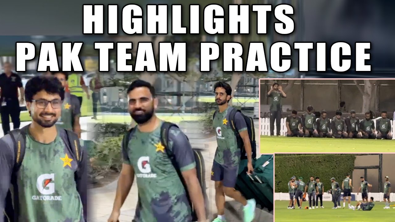 Pak team start practice at ICC academy for asia cup and tri nation series