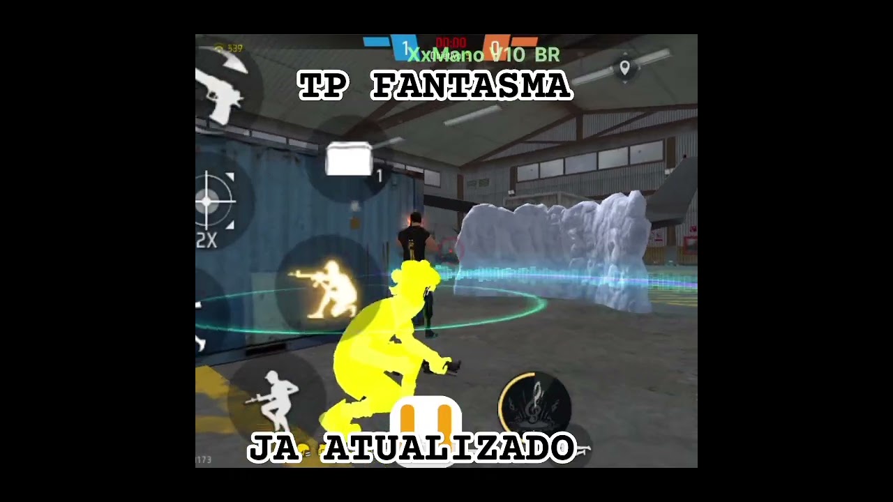 FAKE LAG TP FANTASMA  JA ATUALIZADO NA NOVA VERS&Atilde;O DO FF #freefire #freefirebrasil #fakelag
