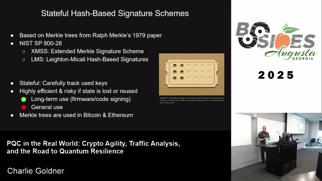 Charlie Goldner - PQC in the Real World: Crypto Agility, Traffic Analysis, and the Road to Quantum..