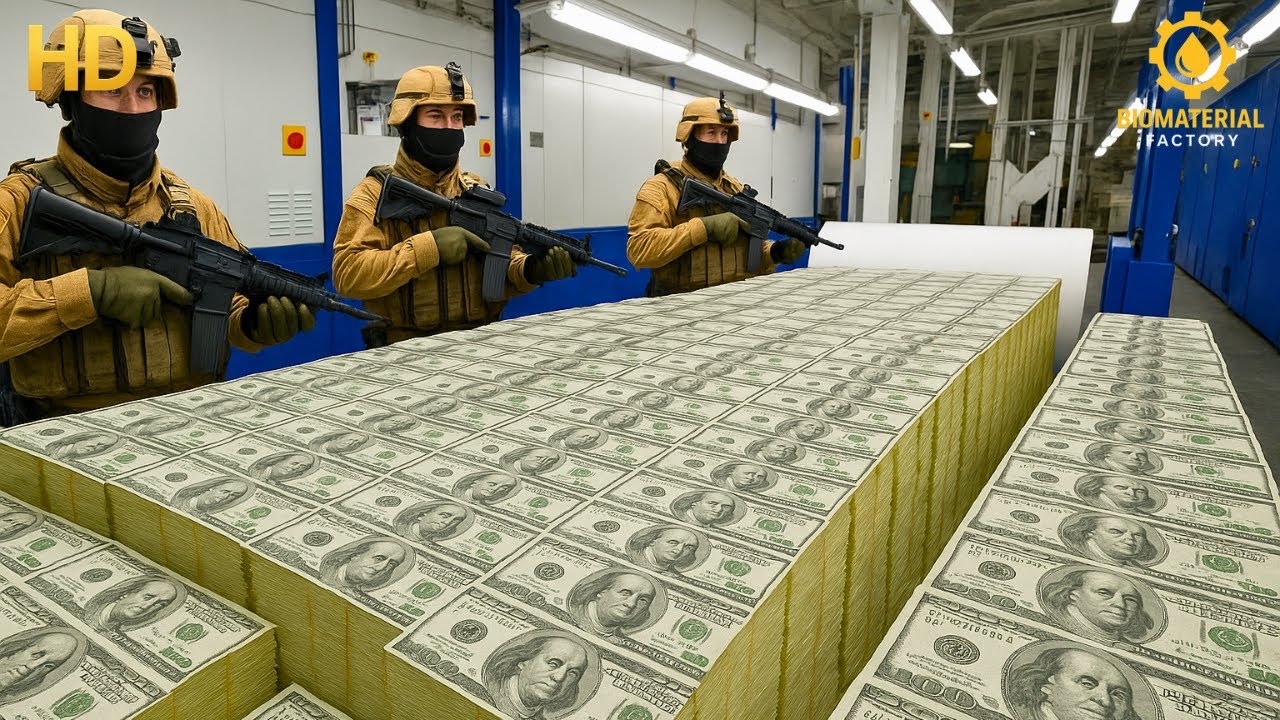 How Money Is Printed &ndash; Inside U.S  Dollar Factory