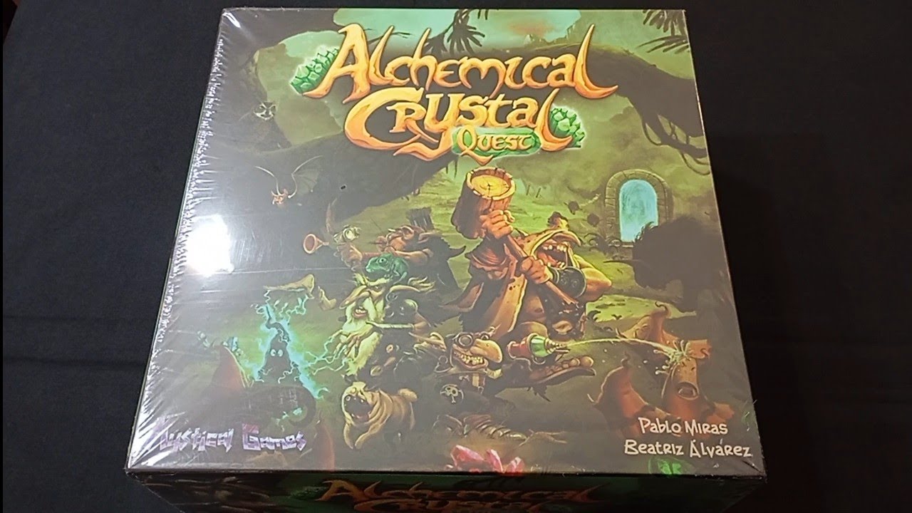 198° video - Unboxing di ALCHEMICAL CRYSTAL QUEST - KS Edition 