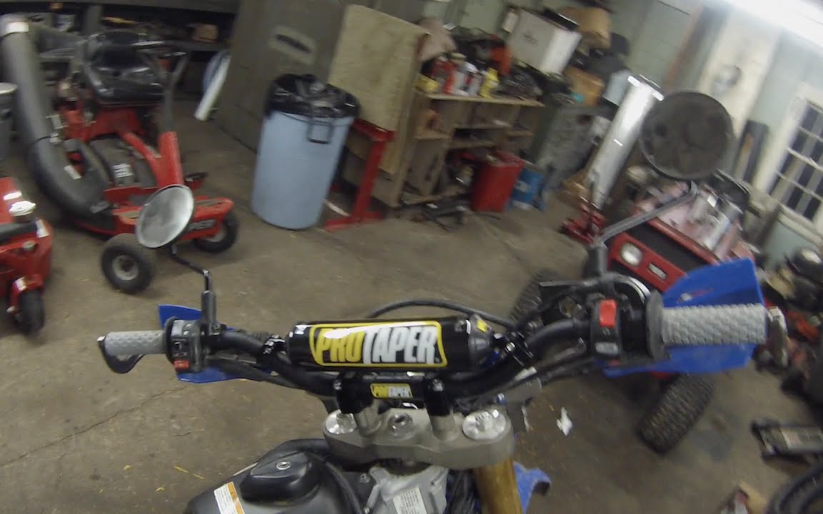 gearjunky WR250R Pro Taper Fuzion bar install