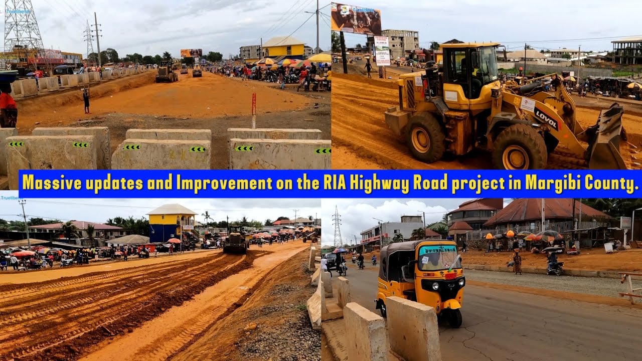 Liberia 2025 | Massive improvement and updates on the RIA Highway Road project from BoyTown Junction