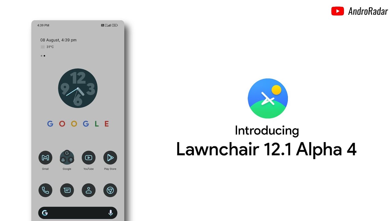 Lawnchair 12.1.0 Alpha 4: Enhanced @AndroRadarShorts