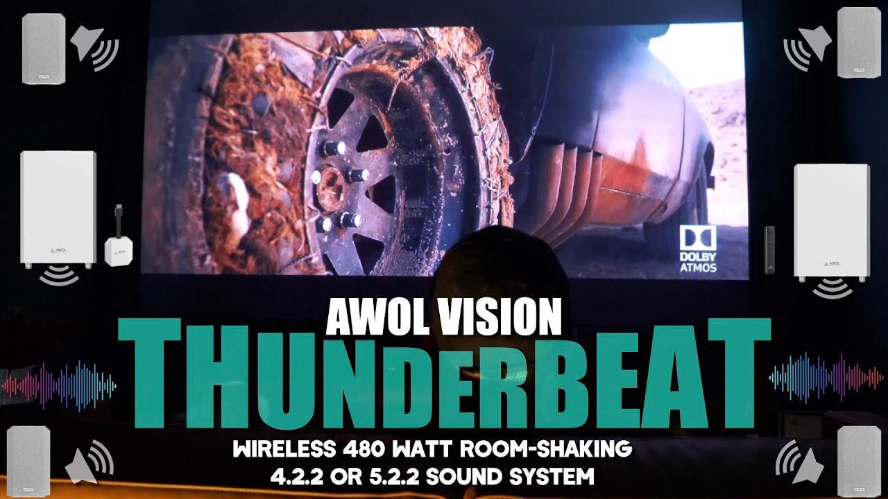 НОВАЯ 480-ваттная система объемного звучания AWOL Vision Thunderbeat преобразит ваш домашний кино...