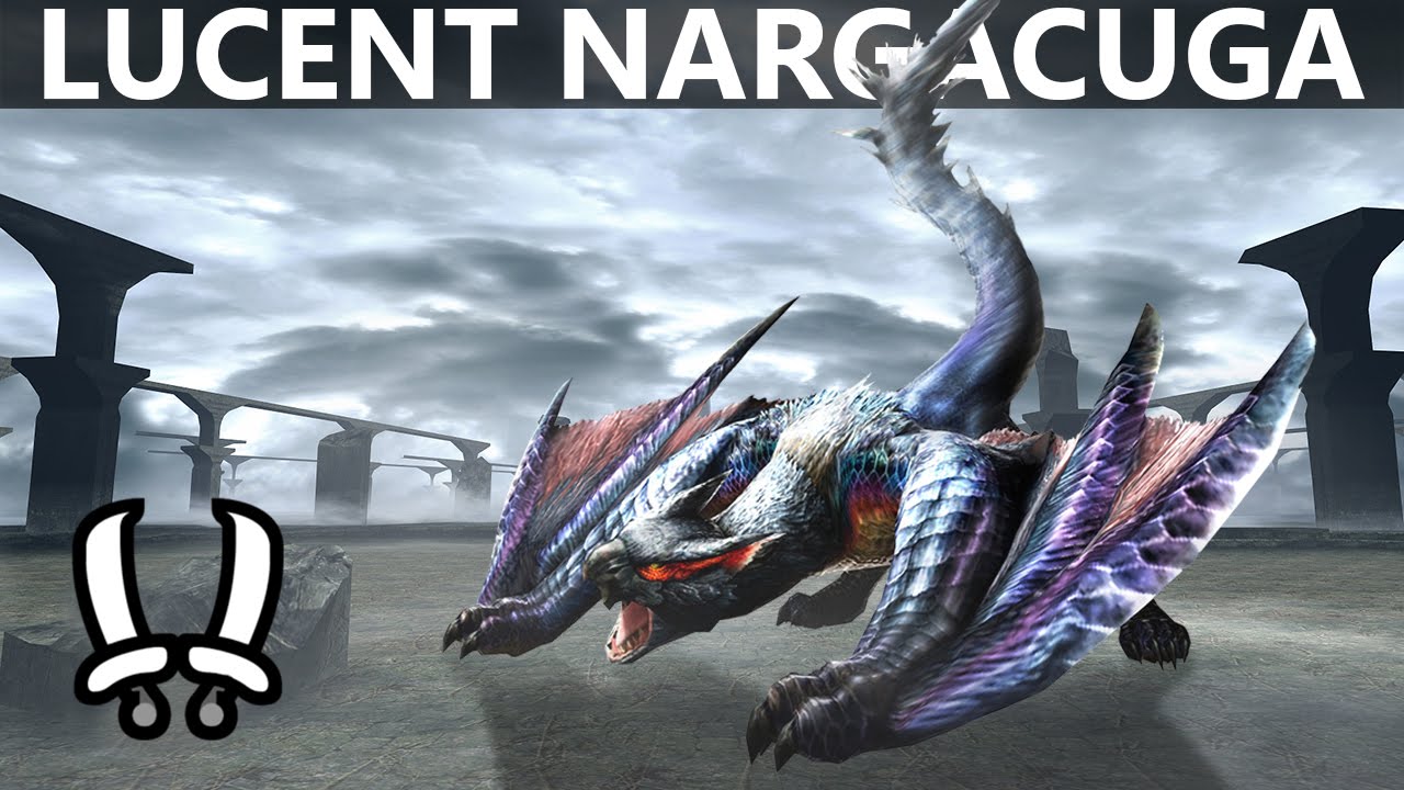 【MH3U】Lucent Nargacuga Dual Blades Solo 7:09 (Adrenaline)