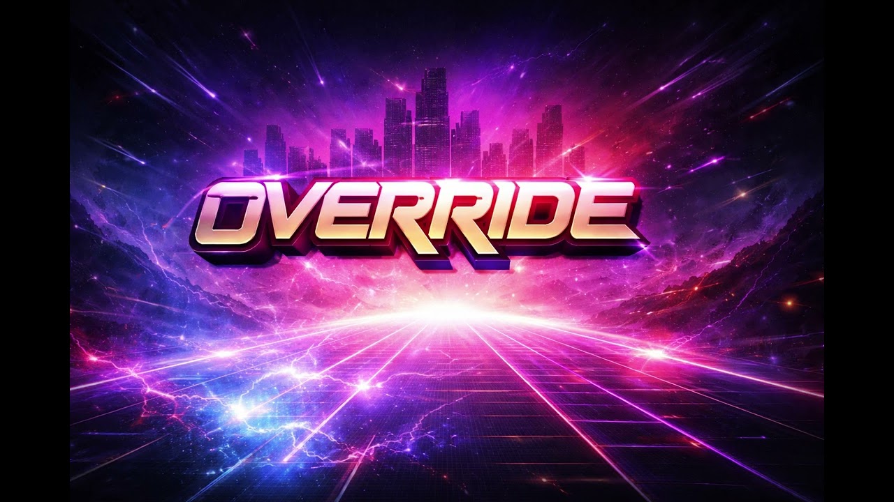 Override | Dark EDM Electro Track | Cyberpunk / Synthwave Instrumental (No Copyright Music)