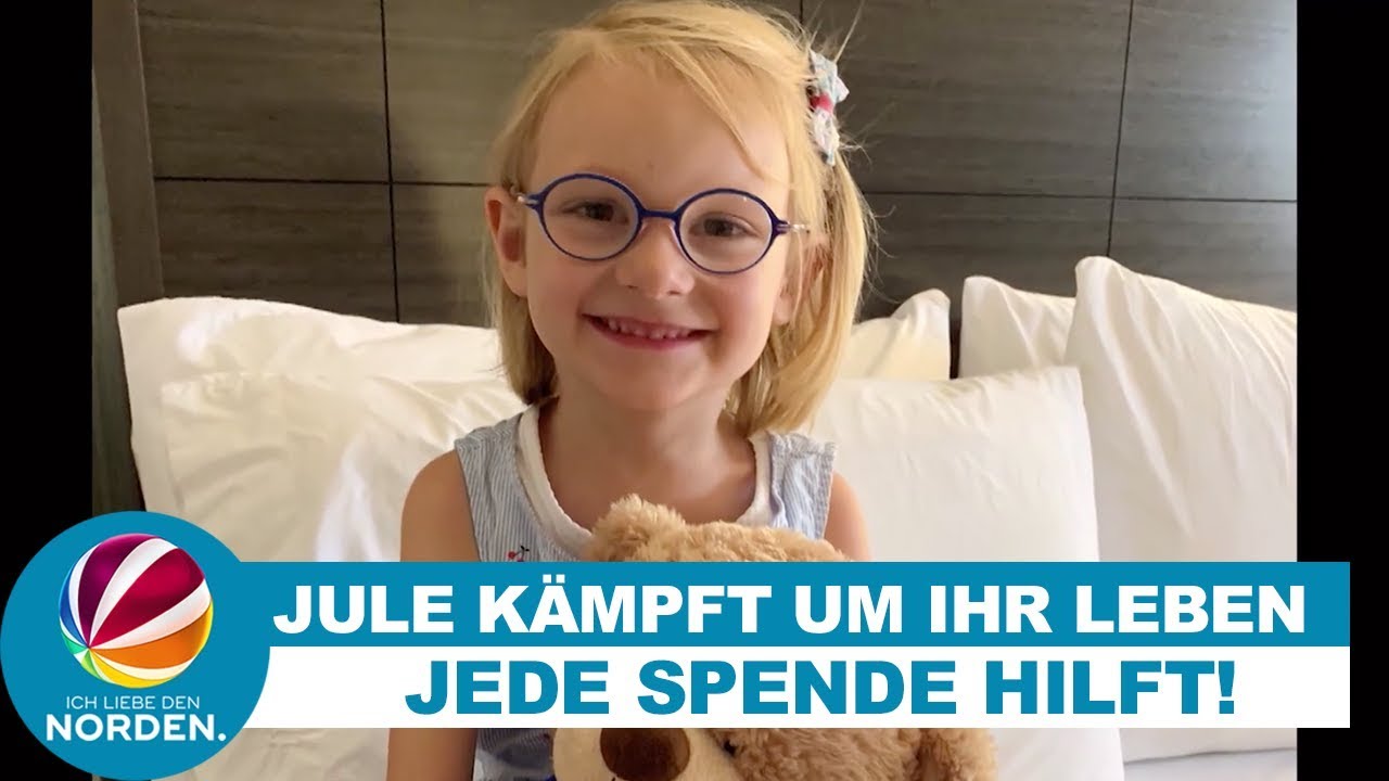 Extrem seltener Gendefekt: Die für 5-jährige Jule aus Hamburg kämpft um ihr Leben