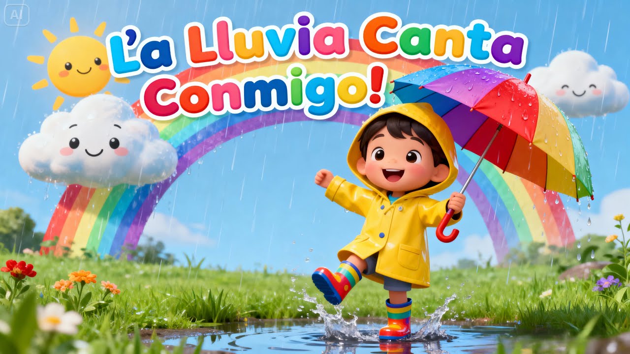 🌧️🎶 ¡La Lluvia Canta Conmigo! 🌈💧 Canción Infantil Educativa sobre el Agua y la Naturaleza 🌻👧