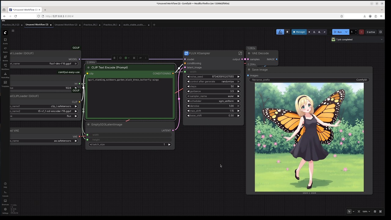 [RealPlay] 實際操作 ComfyUI Flux1.Dev 使用 GGUF