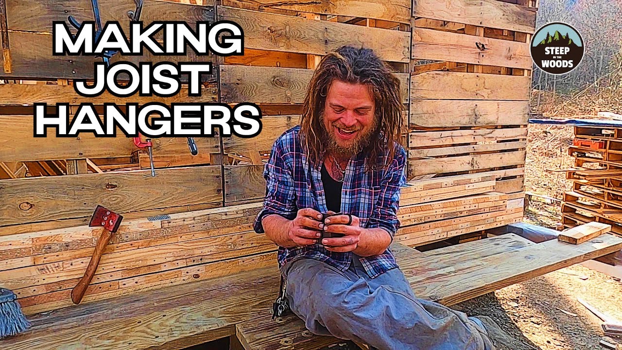 DIY Concealed Joist Hangers - Pallet House Build