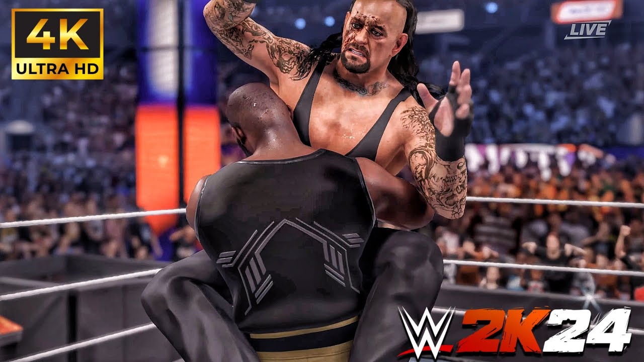 The Undertaker vs Omos WWE2K24 Gameplay