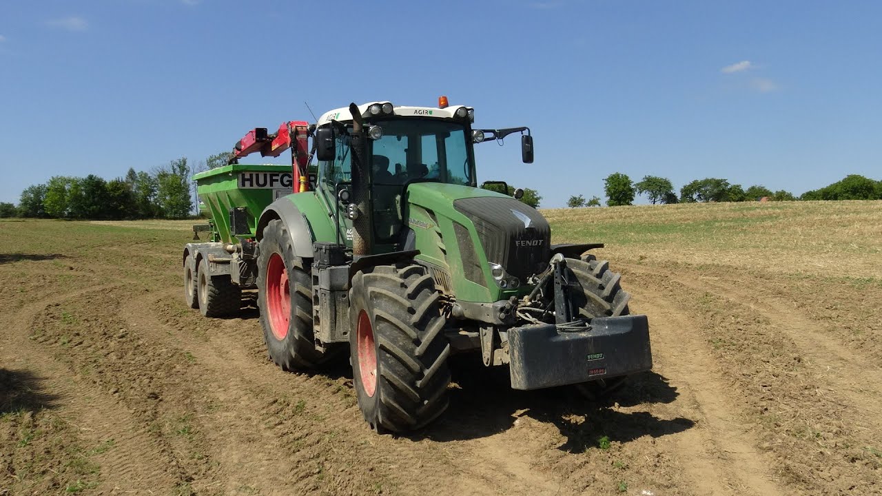 FENDT 824 VARIO - ROZMETADLO HUFGARD. MAN TGS 35.510 -  APLIKACE VÁPENCE. AGIR PETROVICE. LOM SKOUPÝ
