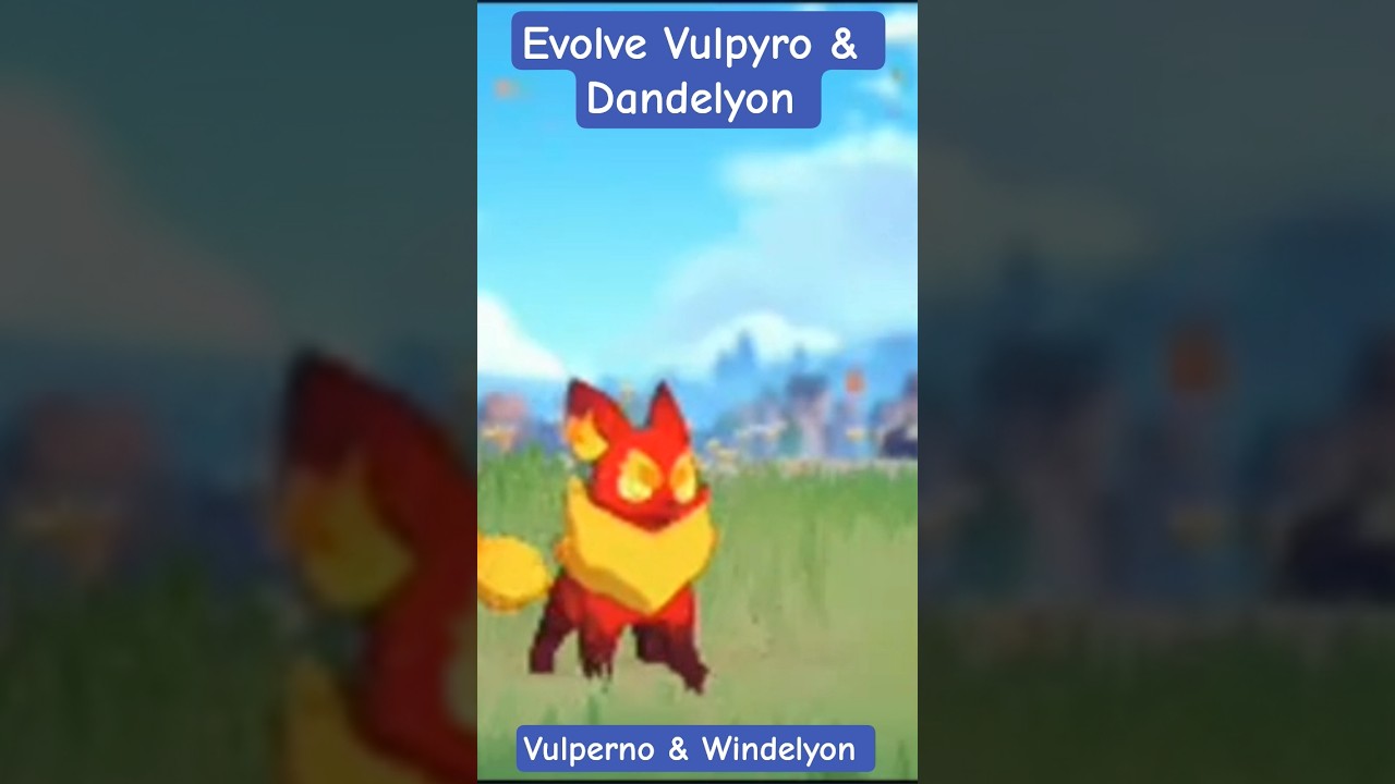 Kardmi Starter First Evolution 🦊🦇 #kardmi #vulpyro #dandelyon #vulperno #windelyon