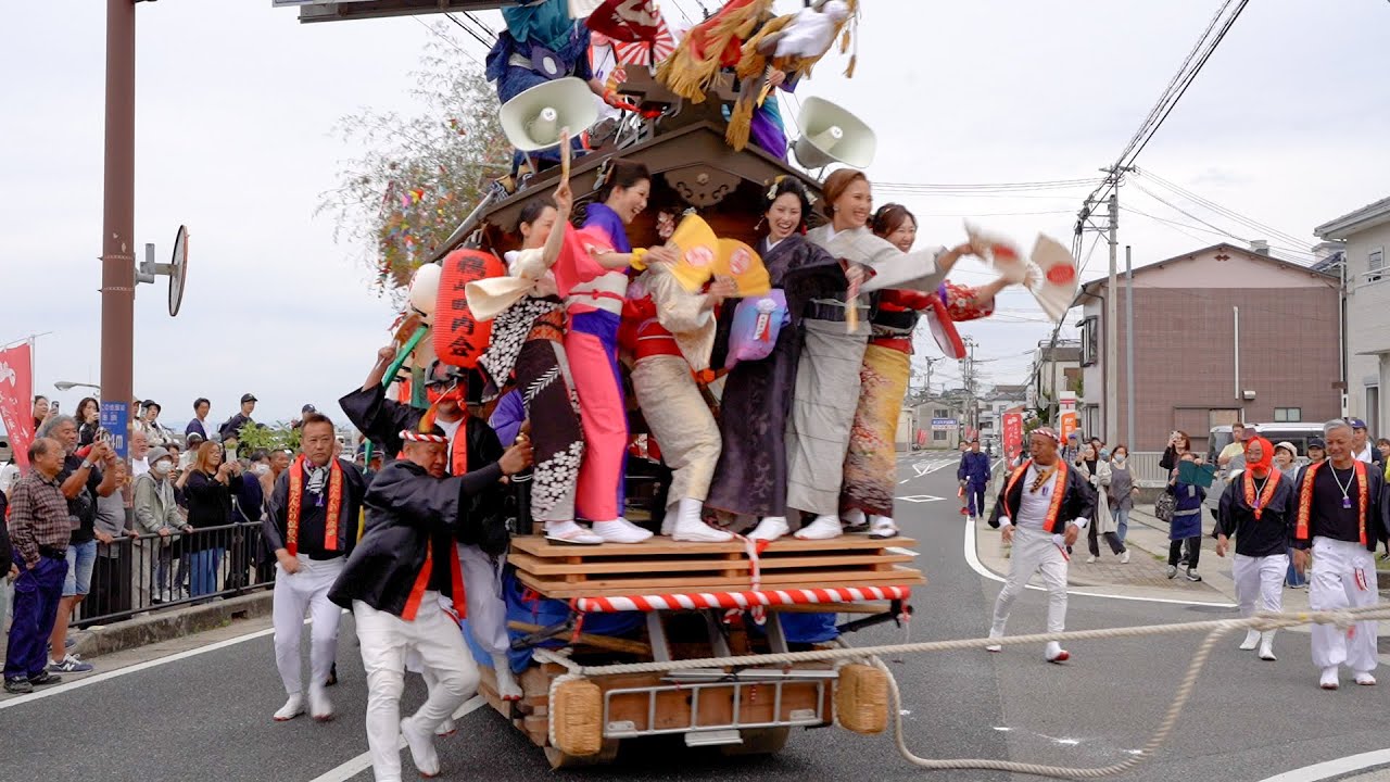 R7.5.11 淡路島 岩屋春祭り 本宮 鵜崎 八幡神社引っ込み だんじり巡行 2025/05/11(日)