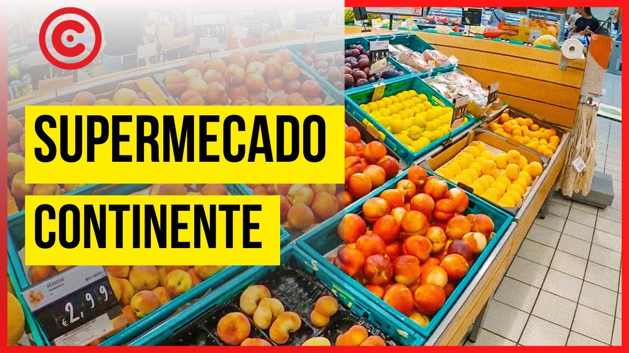 Fazendo compras no Continente - Supermercados em Portugal