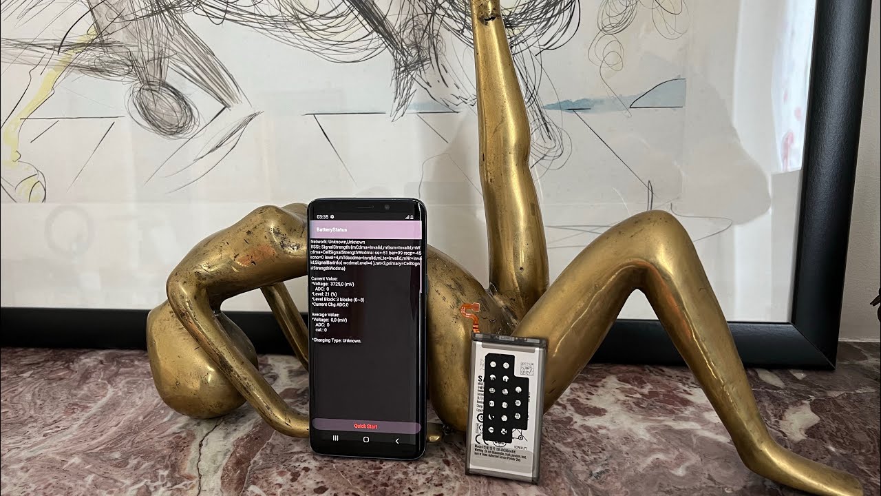 Samsung S9 batterie neuve et recalibrage