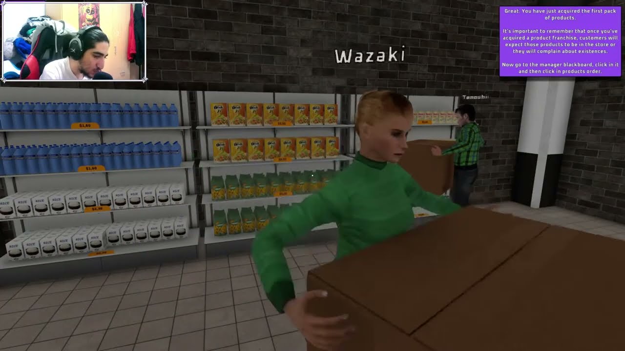 FROM IRL MINIMUM WAGE WORK TO INGAME MINIMUM WAGE WORK IN SUPERMARKET TOGETHER!