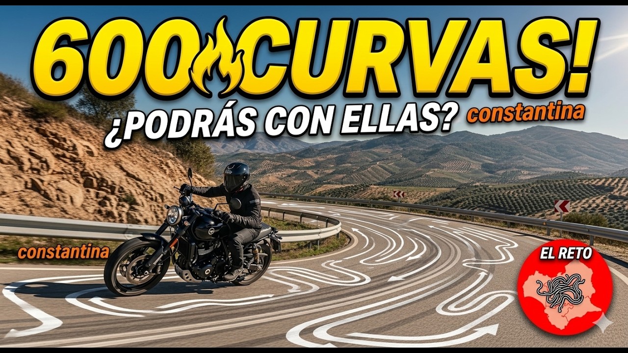 🏍️ RUTA ÉPICA: De San Fernando a las 600 CURVAS de Constantina