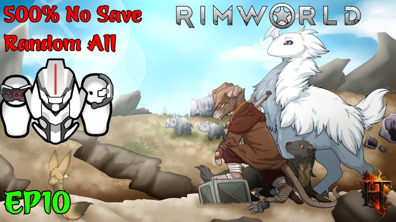 🔴Random Tất Cả - Lấy thánh tích huyền thoại | RimWorld 500% No Save