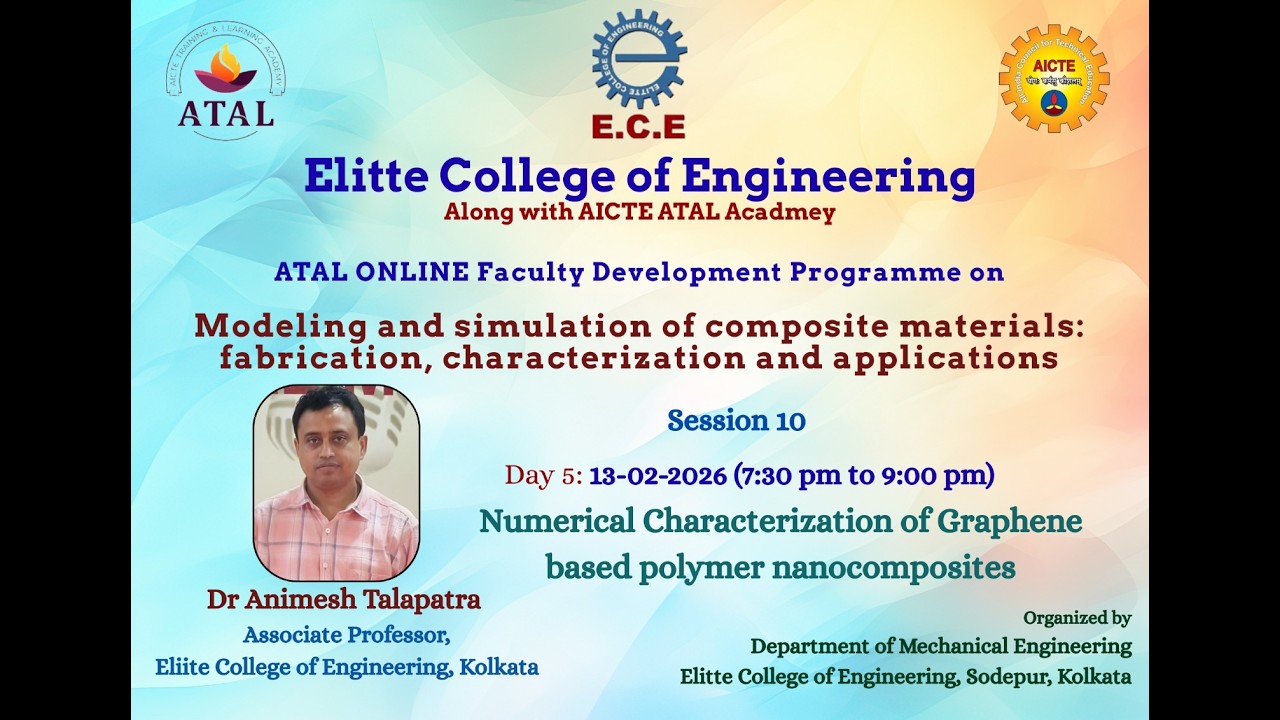 Session 10: Numerical Characterization of graphene based polymer nanocomposites.