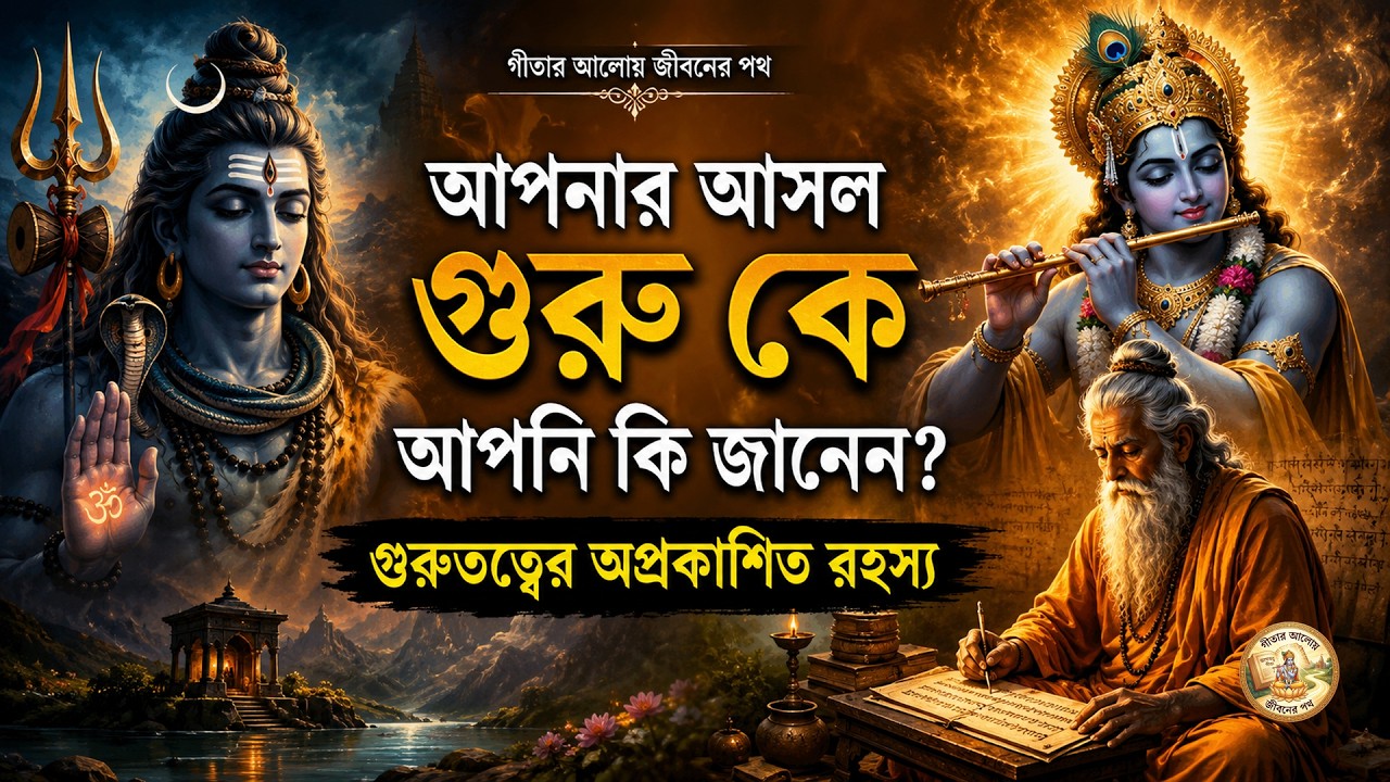 আপনার আসল গুরু কে আপনি কি জানেন ? গুরুতত্ত্বের অপ্রকাশিত রহস্য | Bhagavad Gita in Bengali