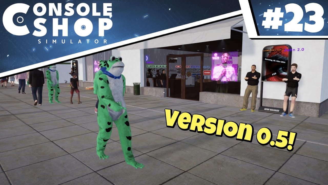 Console Shop Simulator 🎮 | Early Access #23 - MEIN SHOP WIRD NOCH BESSER! 🔥 Version 0.5 Check!