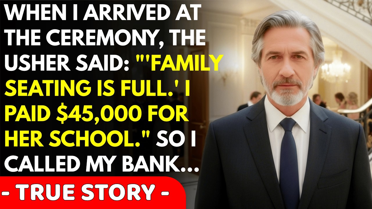 When I Arrived at My Granddaughter's Award Ceremony, The Usher Said: 