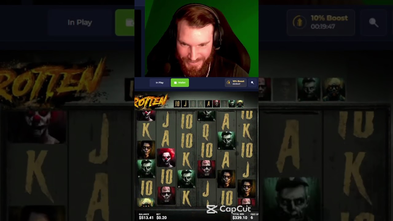 Insane win on Rotten!!! #slots #bigwin #massivewin