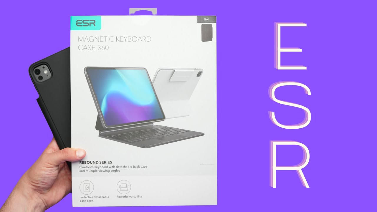 Лучше ли это, чем Magic Keyboard? - Чехол-клавиатура ESR Rebound 360 для iPad Pro 13 дюймов (M4)