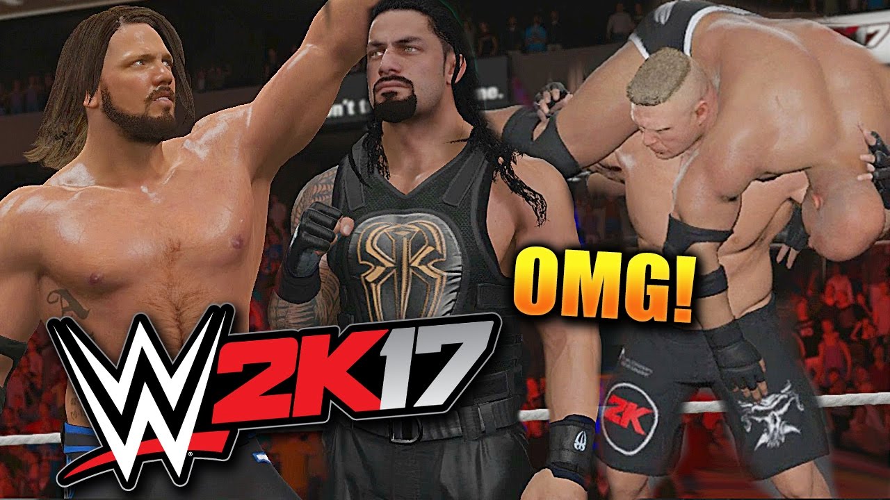 WWE 2K17 - 17 MINUTES OF NEW EXCLUSIVE WWE 2K17 GAMEPLAY HIGHLIGHTS!
