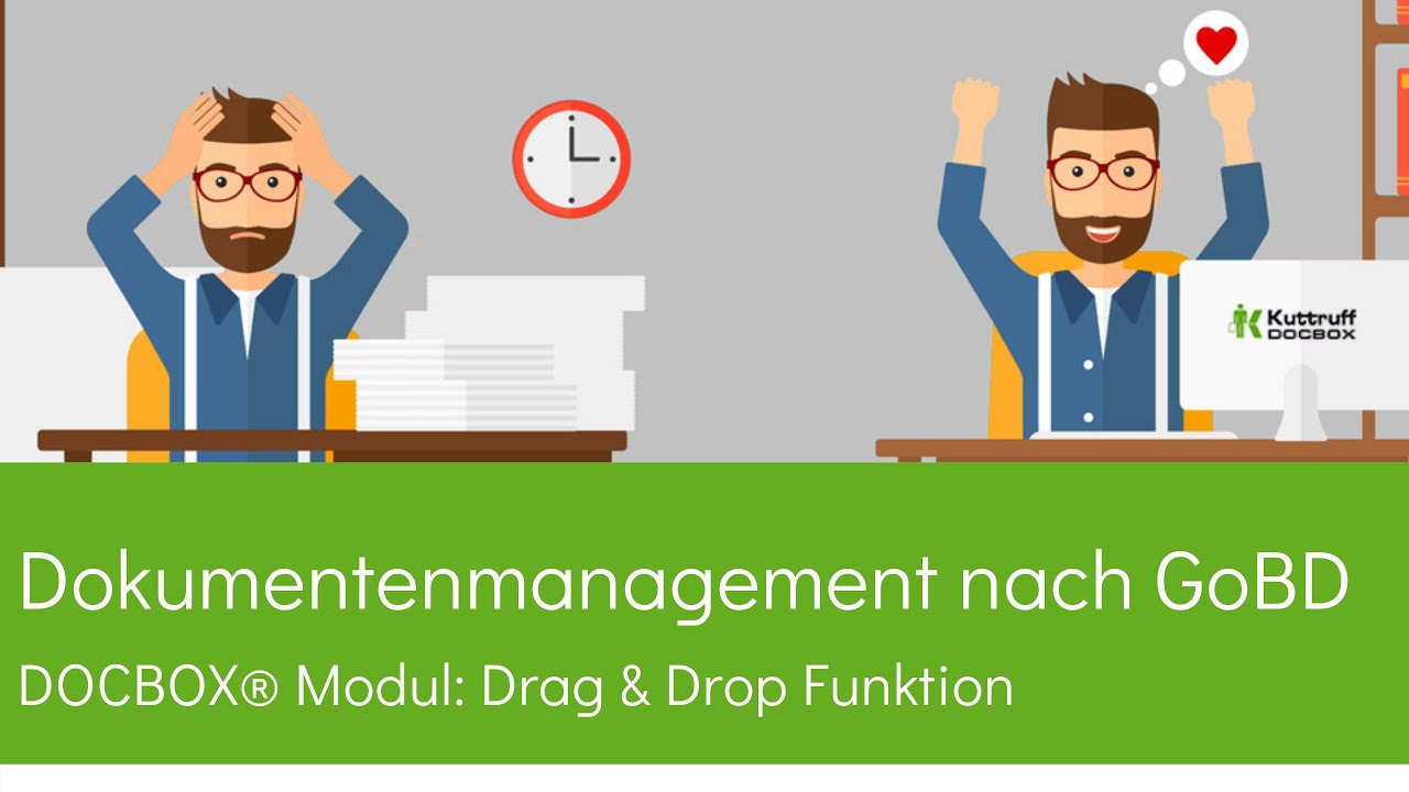 Dokumente ganz einfach gesetzeskonform ablegen DOCBOX&reg; Digitale Archivierung & Dokumentenmanagement
