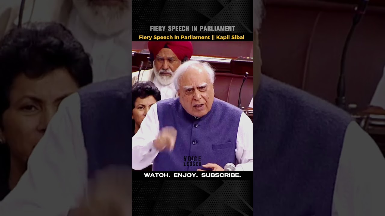Kapil Sibal&rsquo;s Explosive Parliament Speech || Kapil Sibal on Democracy & Constitution.