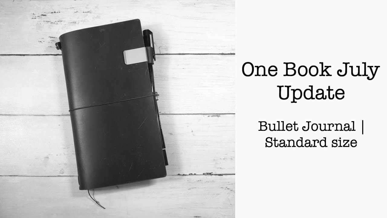 One Book July Update | Bullet Journal | Standard size