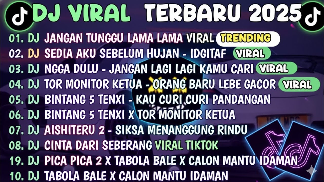 DJ TIKTOK TERBARU 2025🎵DJ JANGAN TUNGGU LAMA LAMA🎵DJ IDGITAF - SEDIA PAYUNG SEBELUM HUJAN 