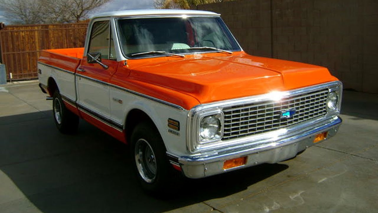 1972 Chevrolet C10 Cheyenne Super Short Bed Pickup Truck Restoration Project
