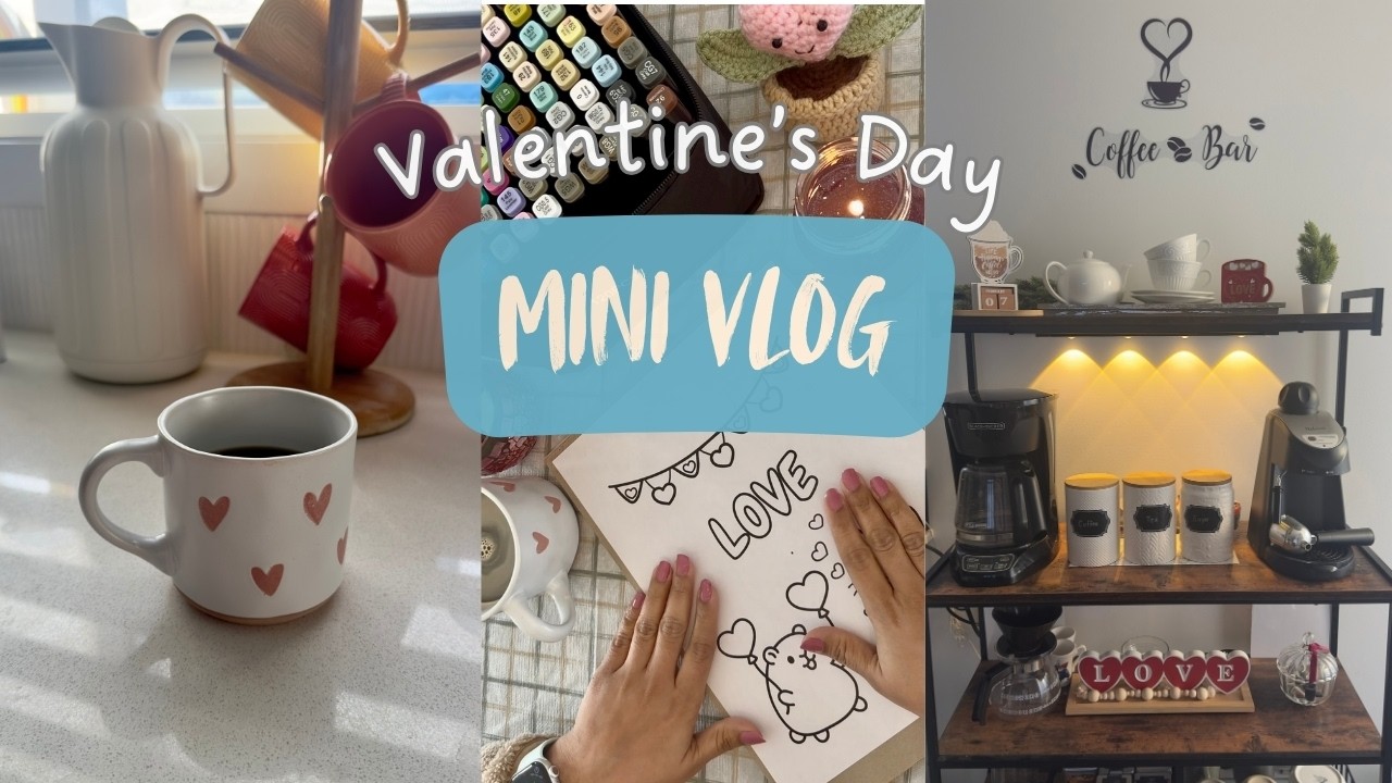 A quiet Valentine’s morning with colors and self-love.
