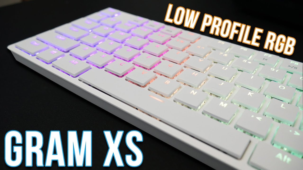 Low Profile RGB Mechanical Keyboard - Tesoro Gram XS