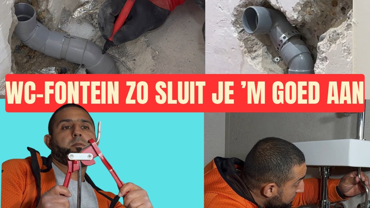 Fontein Aansluiten in de WC? Leidingen + Installatie Van A tot Z
