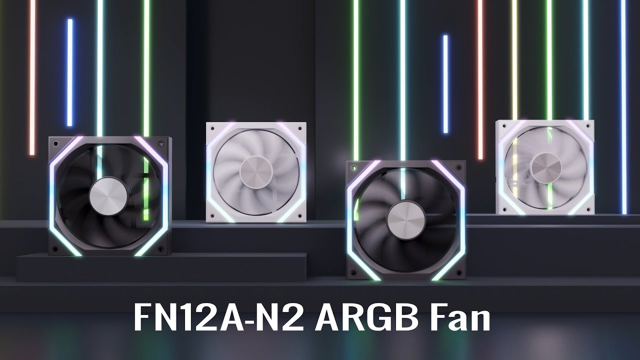 GameMax FN12A-N2 Cooling Fan - Powerful Cooling, Seamless Lighting Effect