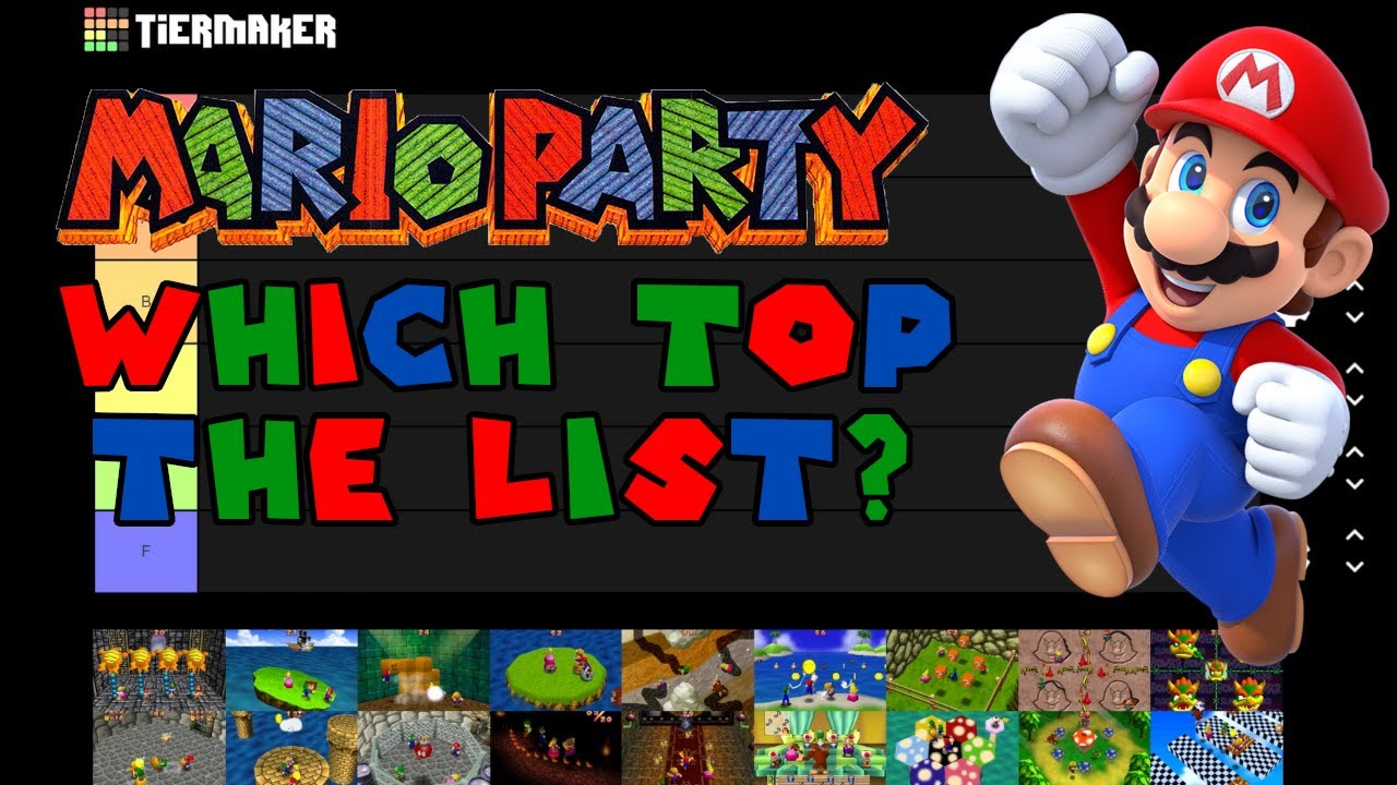 I Rank All The Minigames From Mario Party 1 On A Tier List!