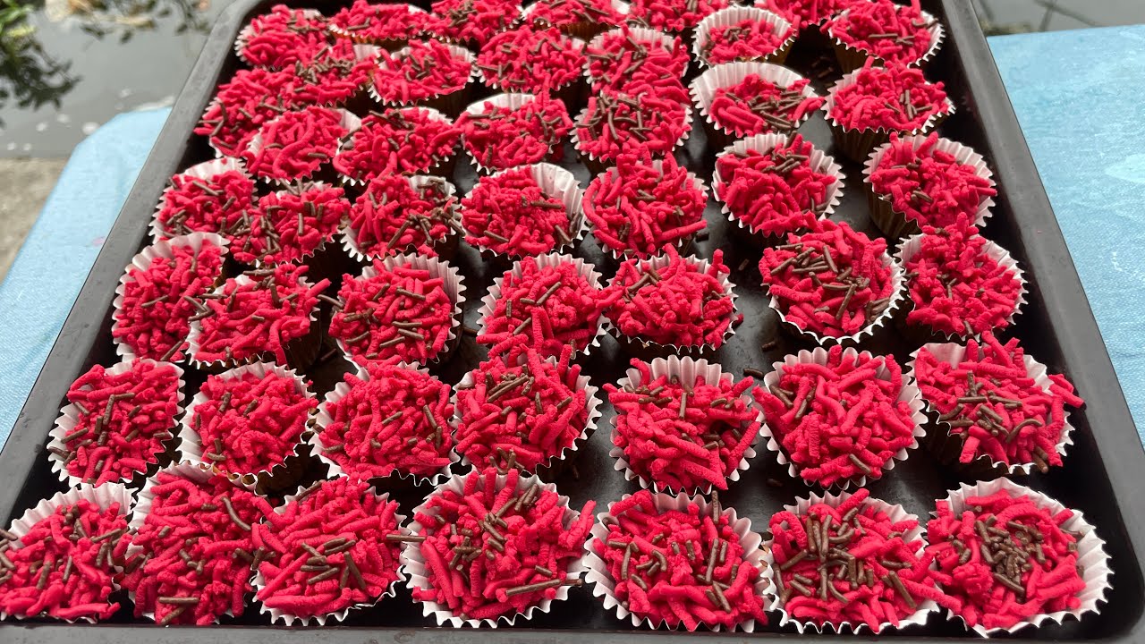 KUIH RAYA 2025 | BISKUT SARANG SEMUT RED VELVET | SUKATAN CAWAN YANG MUDAH