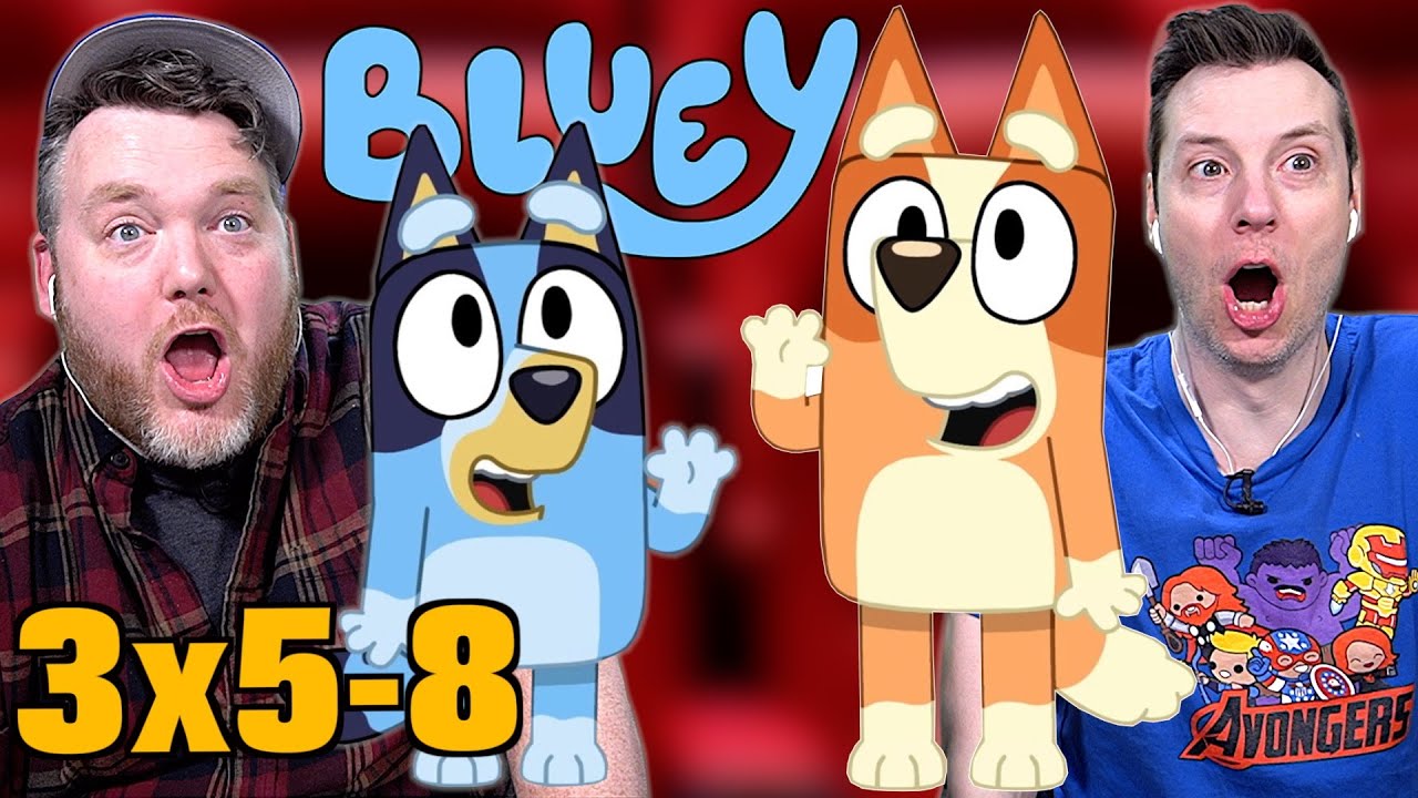 Newish Dad Watches Bluey (Born Yesterday, Mini Bluey, Unicorse, Curry Quest) First Time Watching