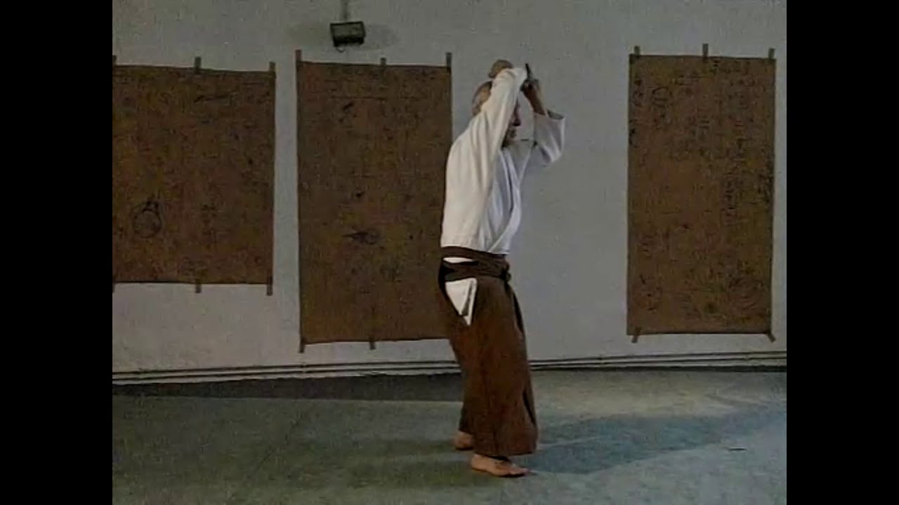 Korindo Aikido - Narita Shinjuro teaching Sanbyaku-rokujūdo-tenkai (三百六十度転回)