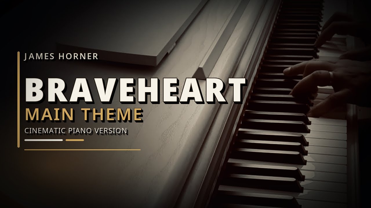 Braveheart Main Theme | Piano Cover by Tomas Labanc (James Horner) | Movie Piano