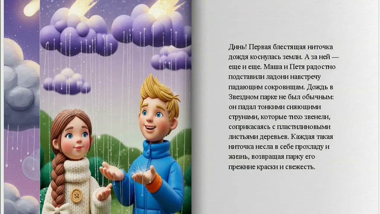Звездное путешествие капельки RUSSIAN детская история научное веселье для детей