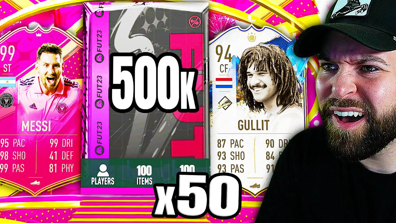25x 500k PACKS & 92+ ATTACKER ICON PACKS!