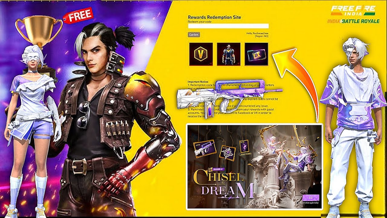 FREE FIRE REDEEM CODE TODAY 5 MAY REDEEM CODE FREE FIRE | FF REDEEM CODE TODAY 5 MAY