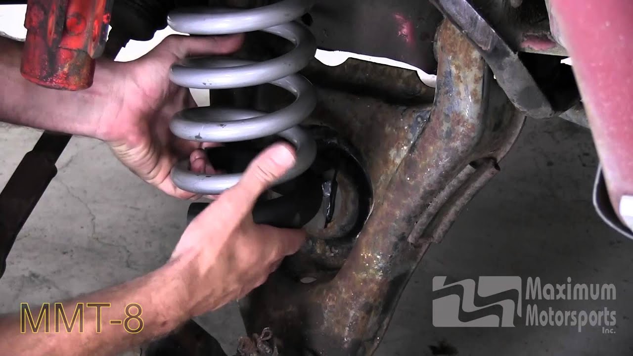 How to install 1979-2004 Mustang front springs.