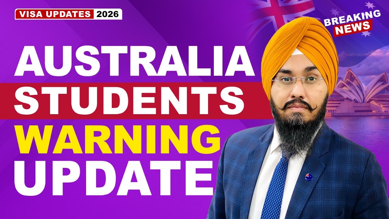 AUSTRALIA STUDENTS WARNING UPDATE | STUDY VISA UPDATES 2026 | USA CANADA UK